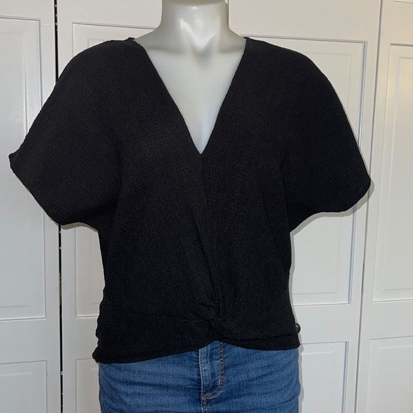 Zara Tops Zara Twist Front Top Poshmark